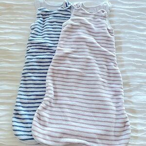 Nordstrom brand fleece sleep sacks